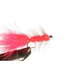 Wooly bugger Red Size 8